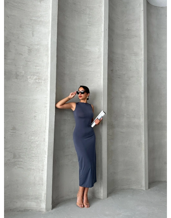 Sıfır Kollu Basic Elbise