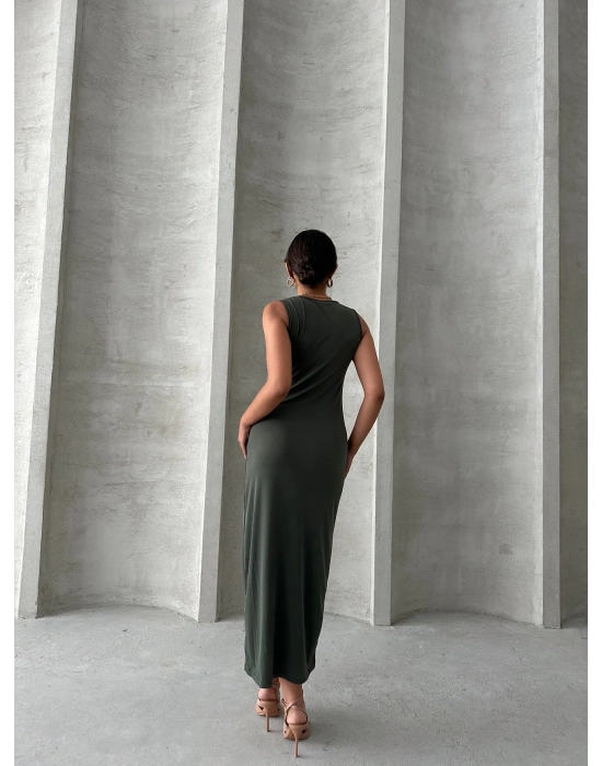 Sıfır Kollu Basic Elbise