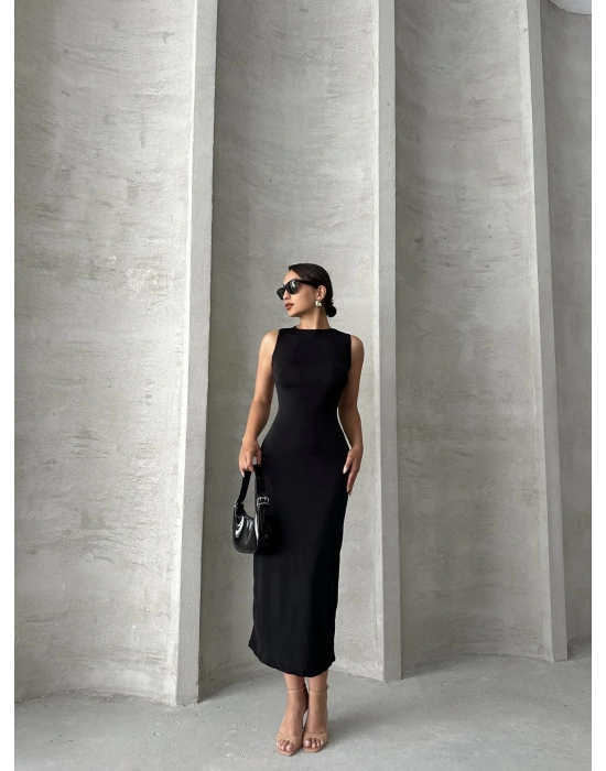 Sıfır Kollu Basic Elbise