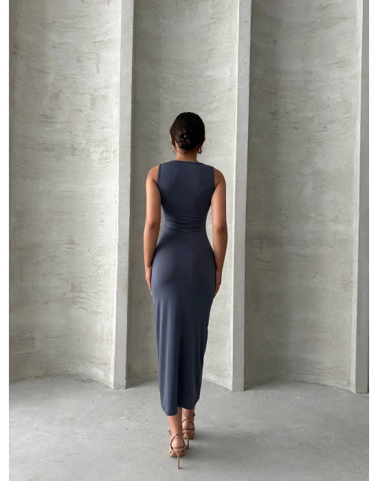 Sıfır Kollu Basic Elbise