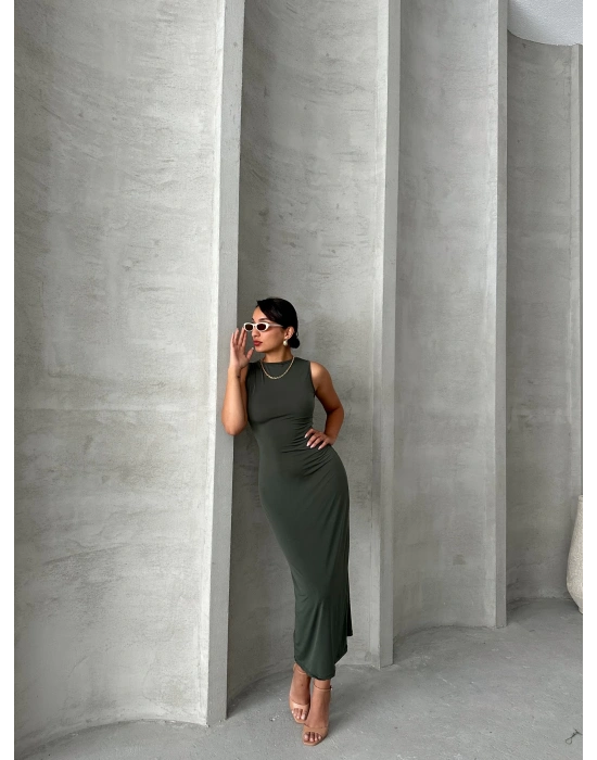 Sıfır Kollu Basic Elbise