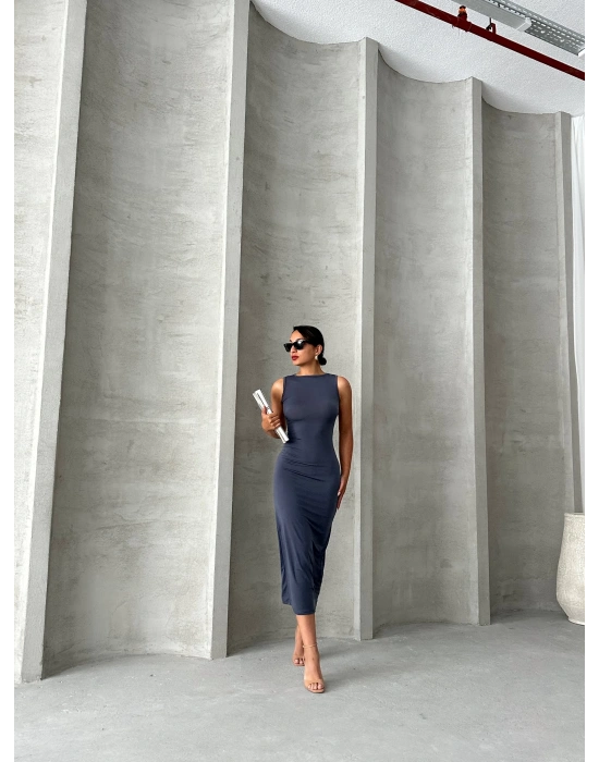 Sıfır Kollu Basic Elbise