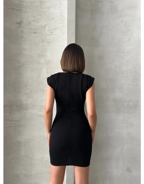 Soft Touch Elbise - siyah