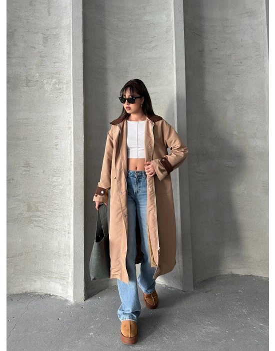 Stradivarius Trenç-camel