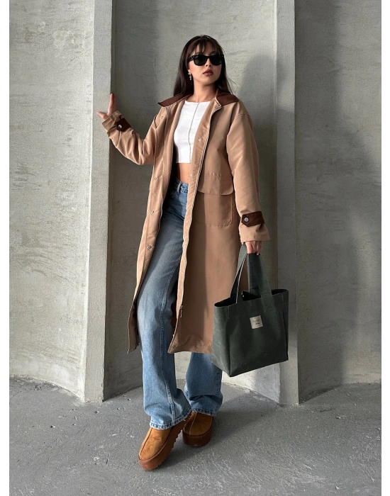 Stradivarius Trenç-camel