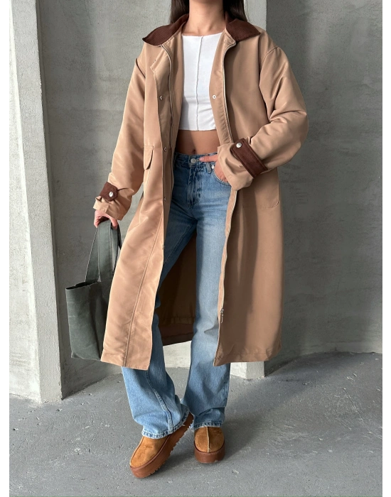 Stradivarius Trenç-camel