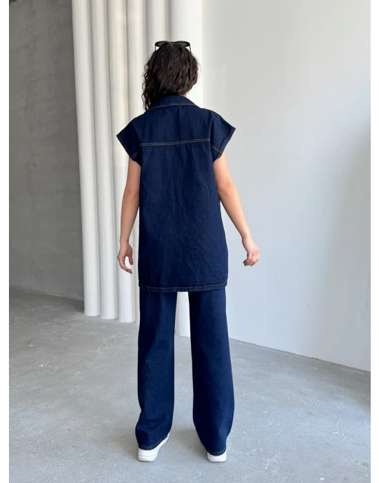 Zımbalı Premium Yelekli Takım