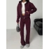 Sporty İkili Takım-bordo