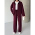 Trend Hırkalı Takım-bordo