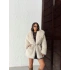 Winter Luxe Kürk Mont-krem