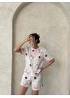 Çilek Pijama Takımı