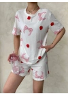 Çilek Pijama Takımı
