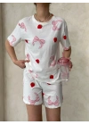 Çilek Pijama Takımı