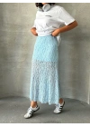 Dantel Etek-mavi