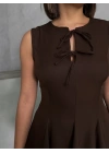 Kloş Elbise-kahve
