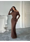 Naci Mocha Elbise-kahve