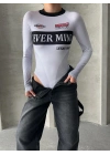 Never Bodysuit-beyaz