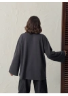 Oversize Basic Bluz-gri