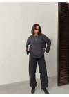 Oversize Basic Bluz-gri