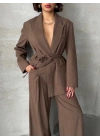 Prestige Blazer Takım-kahve