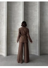 Prestige Blazer Takım-kahve
