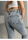 Raw Yıkama Mom Jean
