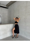 Sendy Şort Etek-siyah