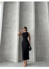Sıfır Kollu Basic Elbise