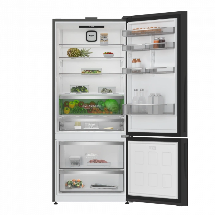 ARÇELİK 278551 ESC Siyah Cam Alttan Donduruculu Buzdolabı