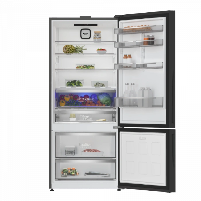 ARÇELİK 278551 ESC Siyah Cam Alttan Donduruculu Buzdolabı