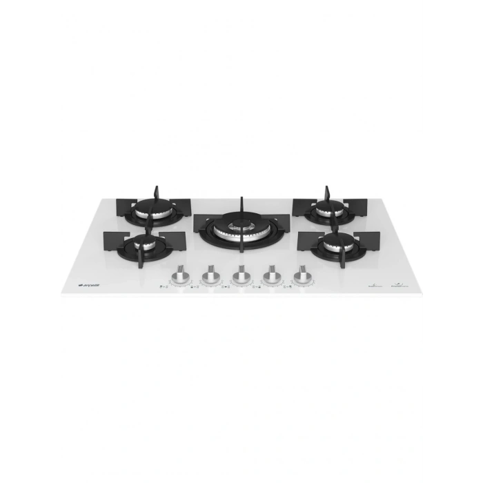 Arçelik OCD T 752-1 DWKB Wok Gözlü Beyaz Cam Ankastre Ocak