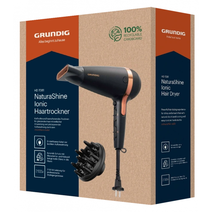 GRUNDIG HD 7081 Saç Kurutma Makinesi
