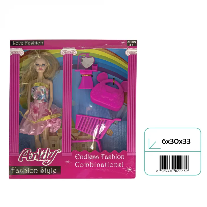 02265 ANLİLY KUTULU MARKET ARABALI BEBEK*48*