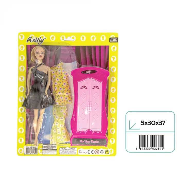 02289 ANLİLY KARTELA DOLAPLI BEBEK*72*