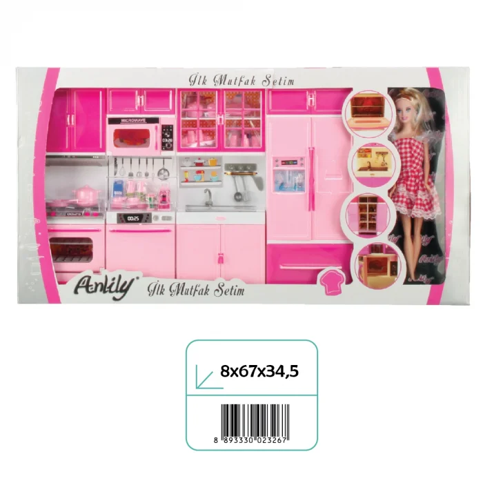 02326 ANLİLY BEBEKLİ 4LÜ İLK MUTFAK SETİM*8*