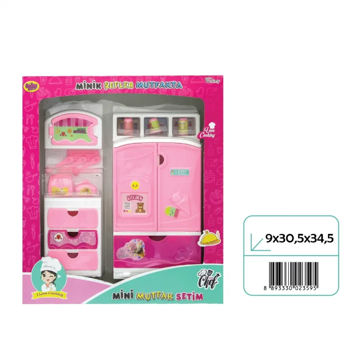 02359 MİNİK ŞEFLER BUZDOLABI ÇEKMECE 2Lİ*16*