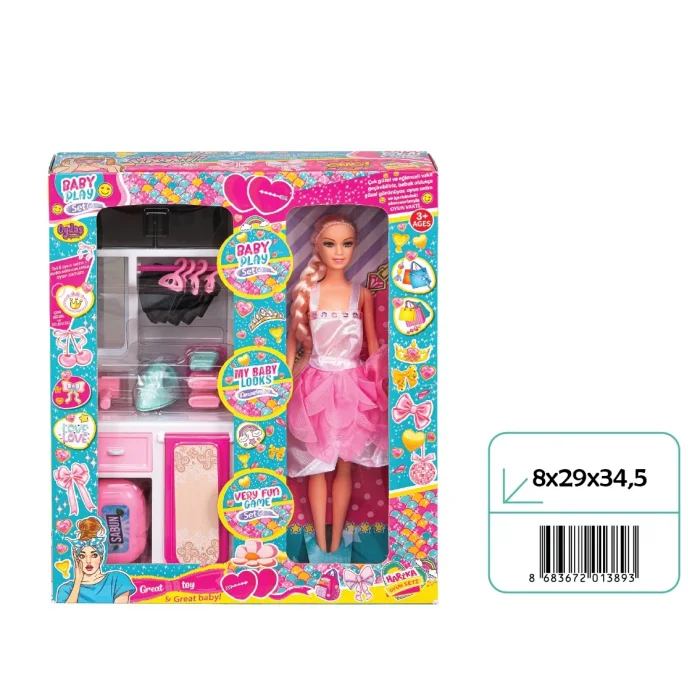 02389 ÜTÜ MASALI DOLAP BEBEKLİ*24*