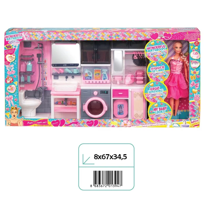 02394 4LÜ DOLAP SETİ BEBEKLİ*8*