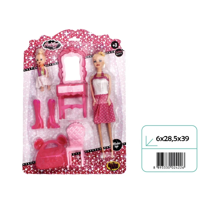 02422 ANLİLY BEBEKLİ MAKYAJ MASALI SET*60*