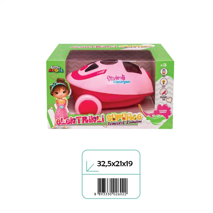 02602 PİLLİ ELEKTRİK SÜPÜRGESİ BÜYÜK BOY*12*