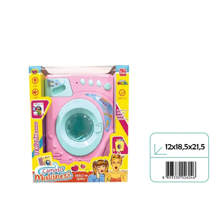 02604 PİLLİ ÇAMAŞIR MAKİNESİ ORTA BOY*36*