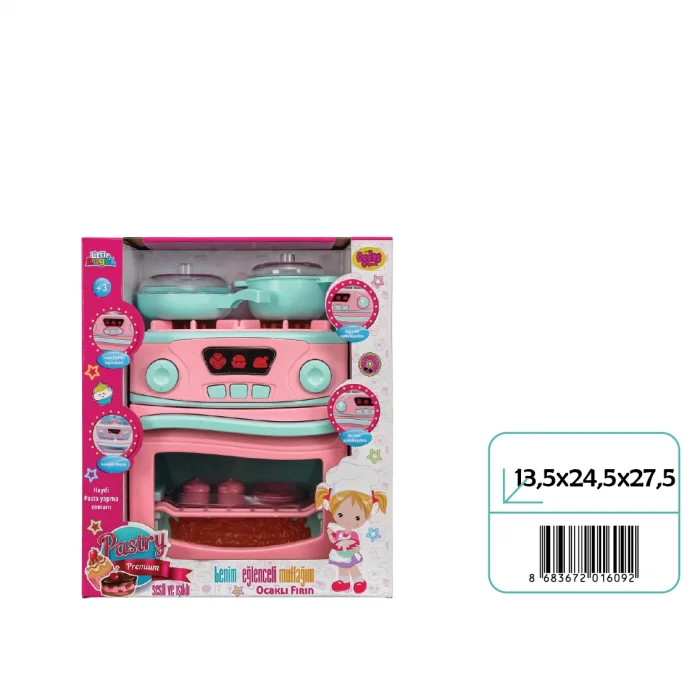 02609 PİLLİ OCAKLI FIRIN SET*12*