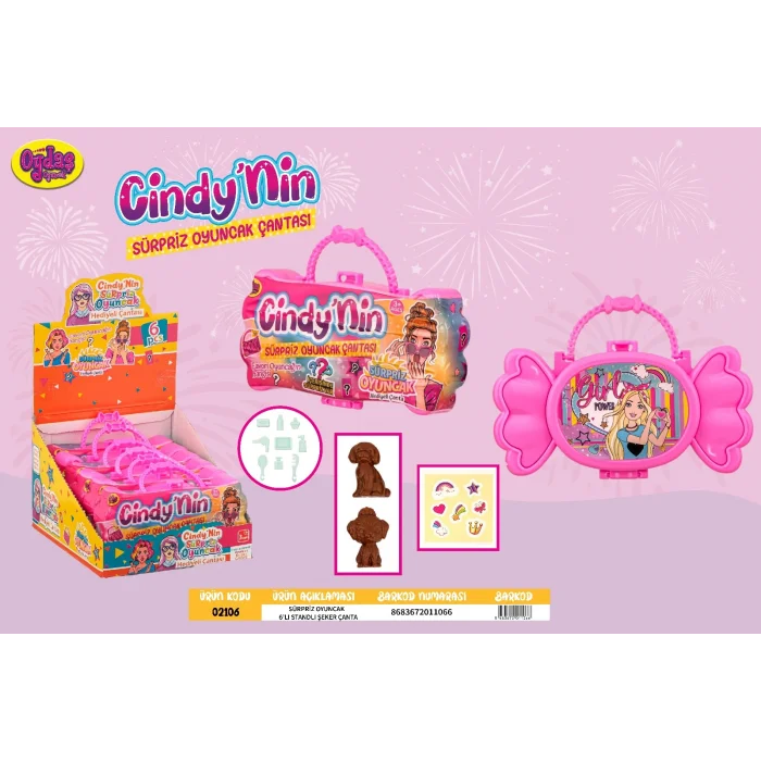 2106 6LI STAND SÜPRİZ HEDİYELİ ŞEKER ÇANTA