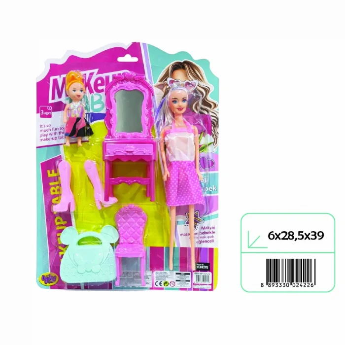 02422 ANLİLY BEBEKLİ MAKYAJ MASALI SET*60*