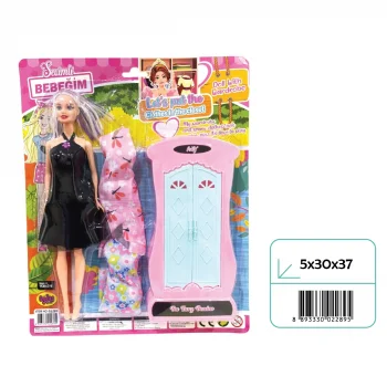 02289 ANLİLY KARTELA DOLAPLI BEBEK*72*