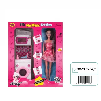 02366 İLK MUTFAK SETİM ÇAMAŞIR MAK BEBEKLİ*24*