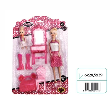 02422 ANLİLY BEBEKLİ MAKYAJ MASALI SET*60*