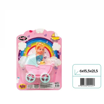 02425 ANLİLY KART BEBEKLİ YATAKLI PUSET*153*