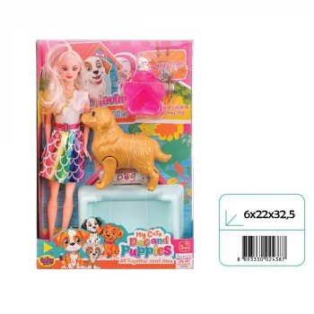 02438 CINDY DOLL SEVİMLİ KÖPEKLERİM*54*