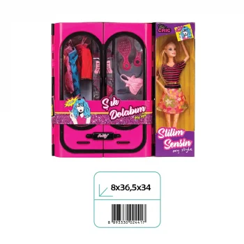 02441 ANLİLY ELBİSE DOLABI BEBEKLİ*12*